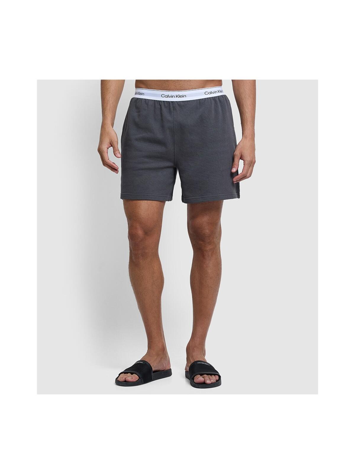 Calvin Klein SS TEE SHORT SET Gri Erkek Eşofman Takımı