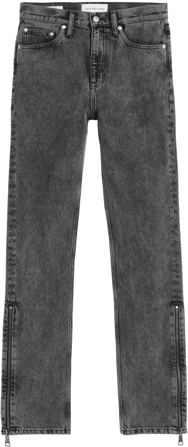 Calvin Klein AUTHENTIC SLIM STRAI Kadın Antrasit Kot Pantolon