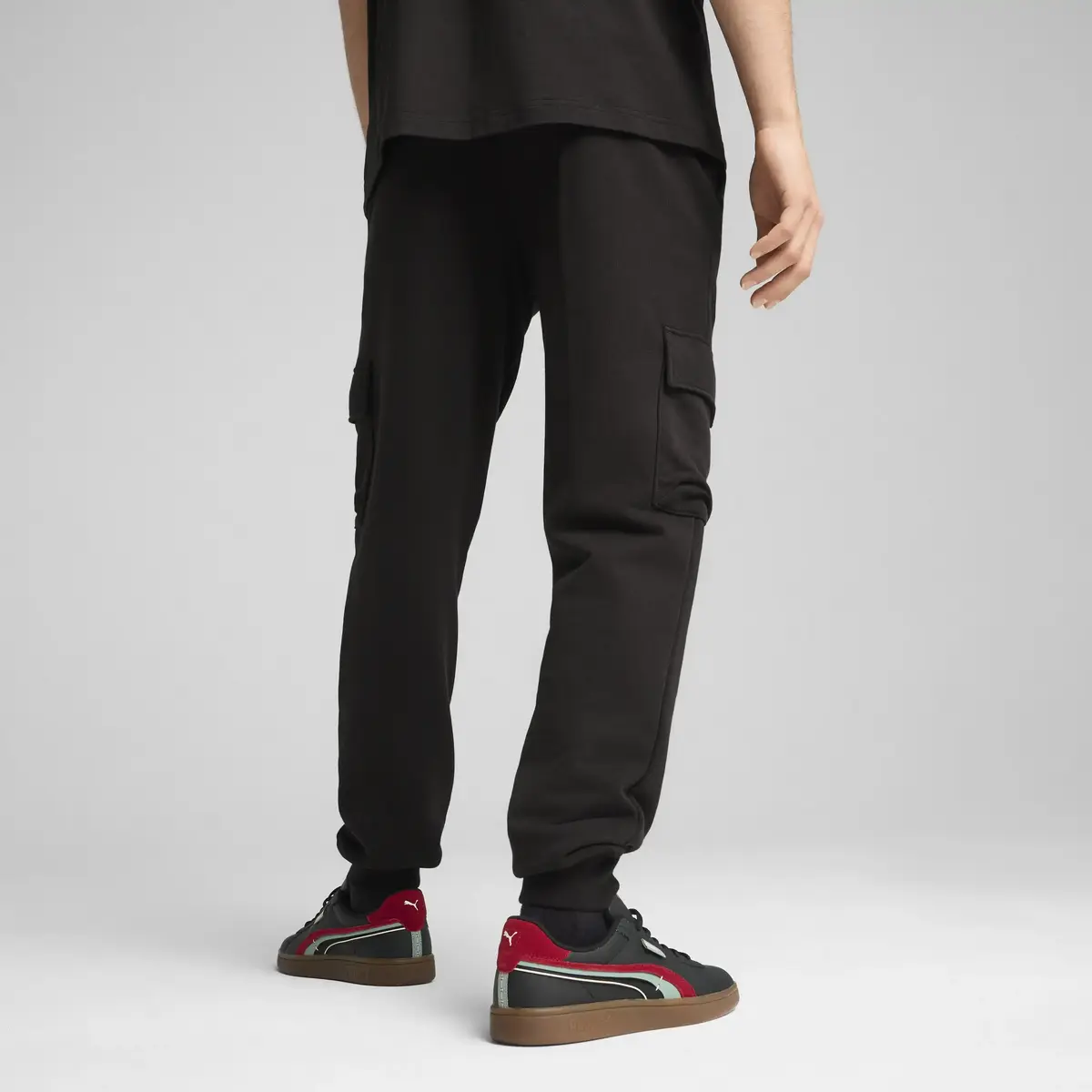 Puma ESS No. 1 Logo Cargo Pants Siyah Erkek Eşofman Altı