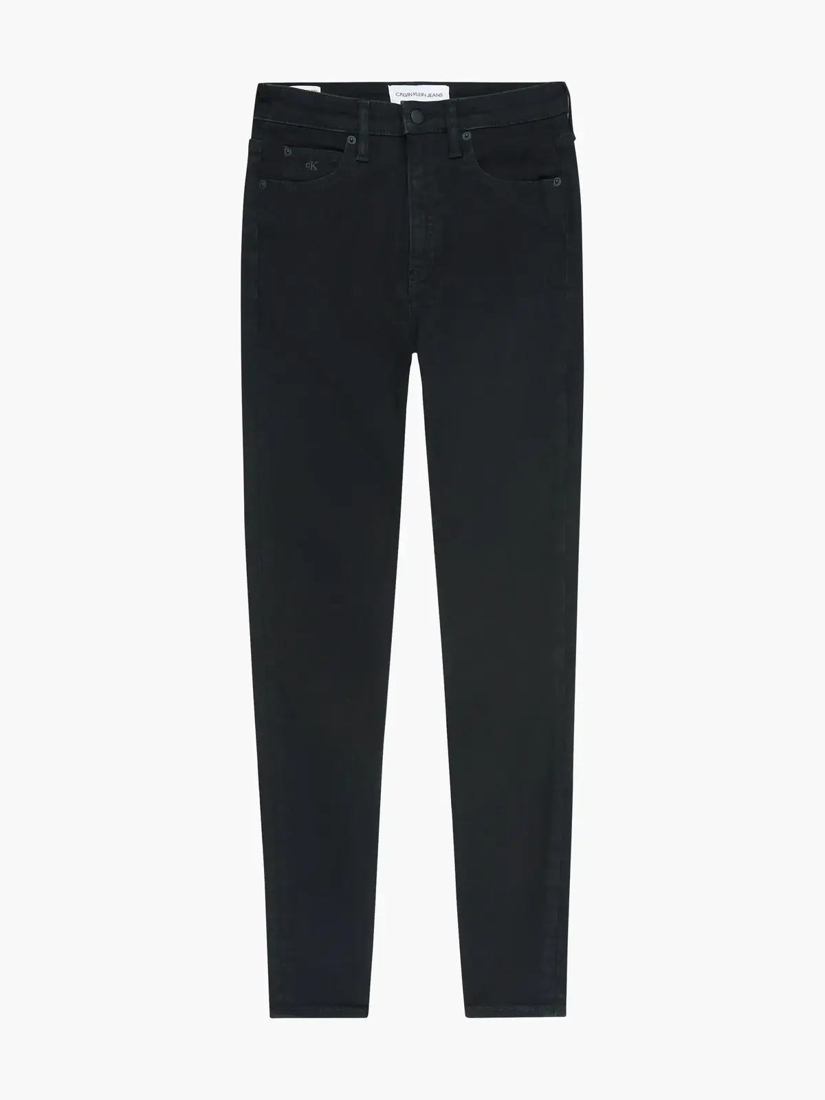 Calvin Klein HIGH RISE SUPER SKIN Kadın Antrasit Kot Pantolon