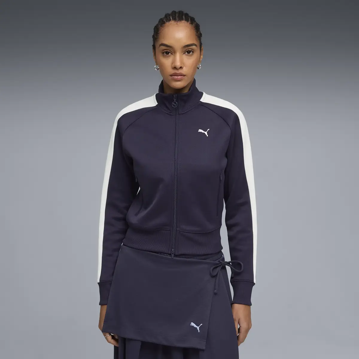 PUMA T7 Jacket Mor Kadın Ceket