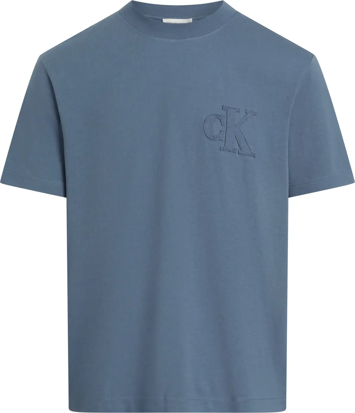 Calvin Klein CK APPLIQUE TEE, CK1 Mavi Erkek T-Shirt & Polo