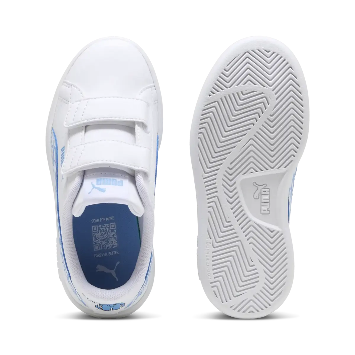 Puma PumaSmash3.0 LIcyMonster VPS Beyaz Unisex Spor Ayakkabı & Sneaker