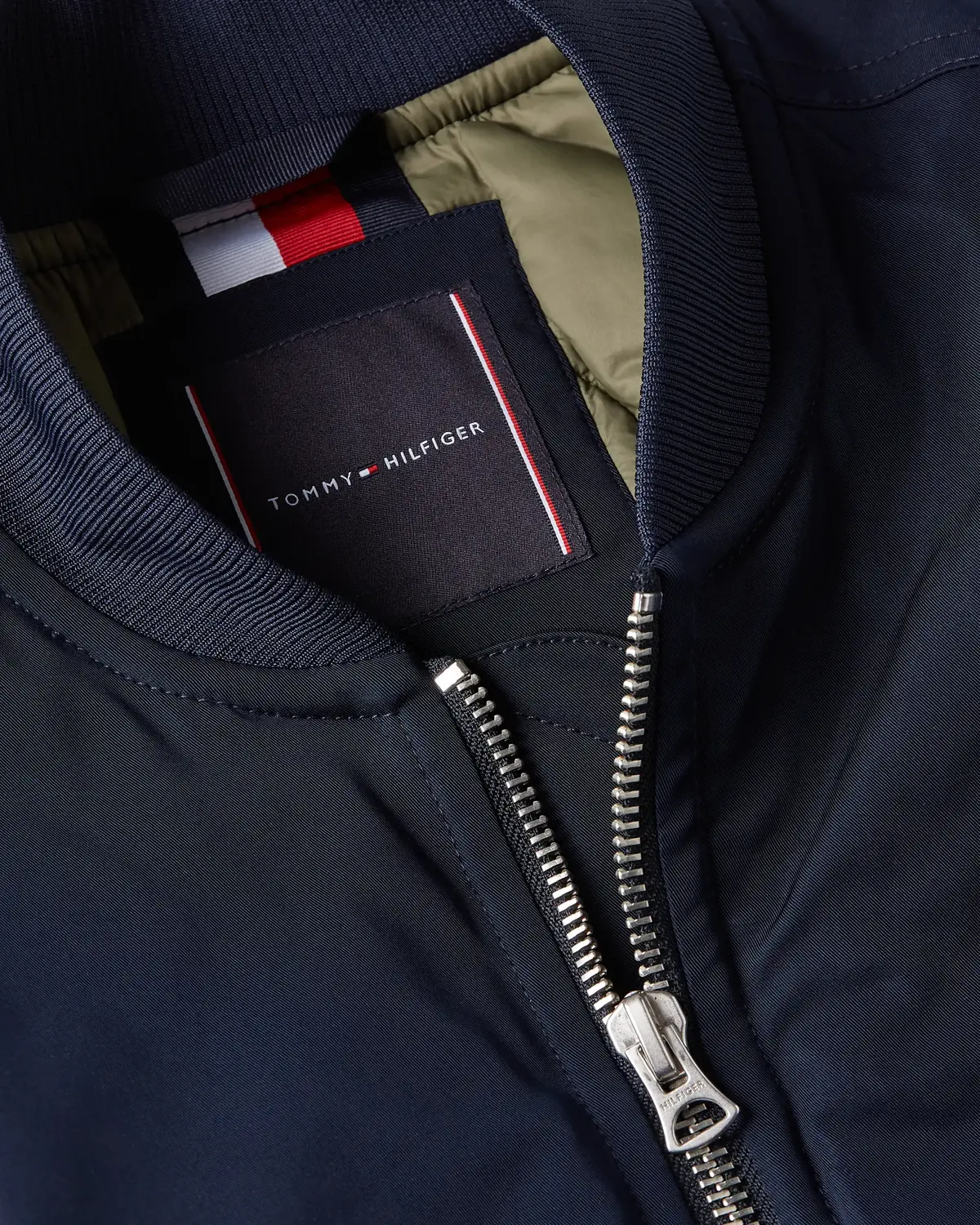 Tommy Hilfiger AUTHENTIC BOMBER Erkek Lacivert Fermuarlı Ceket