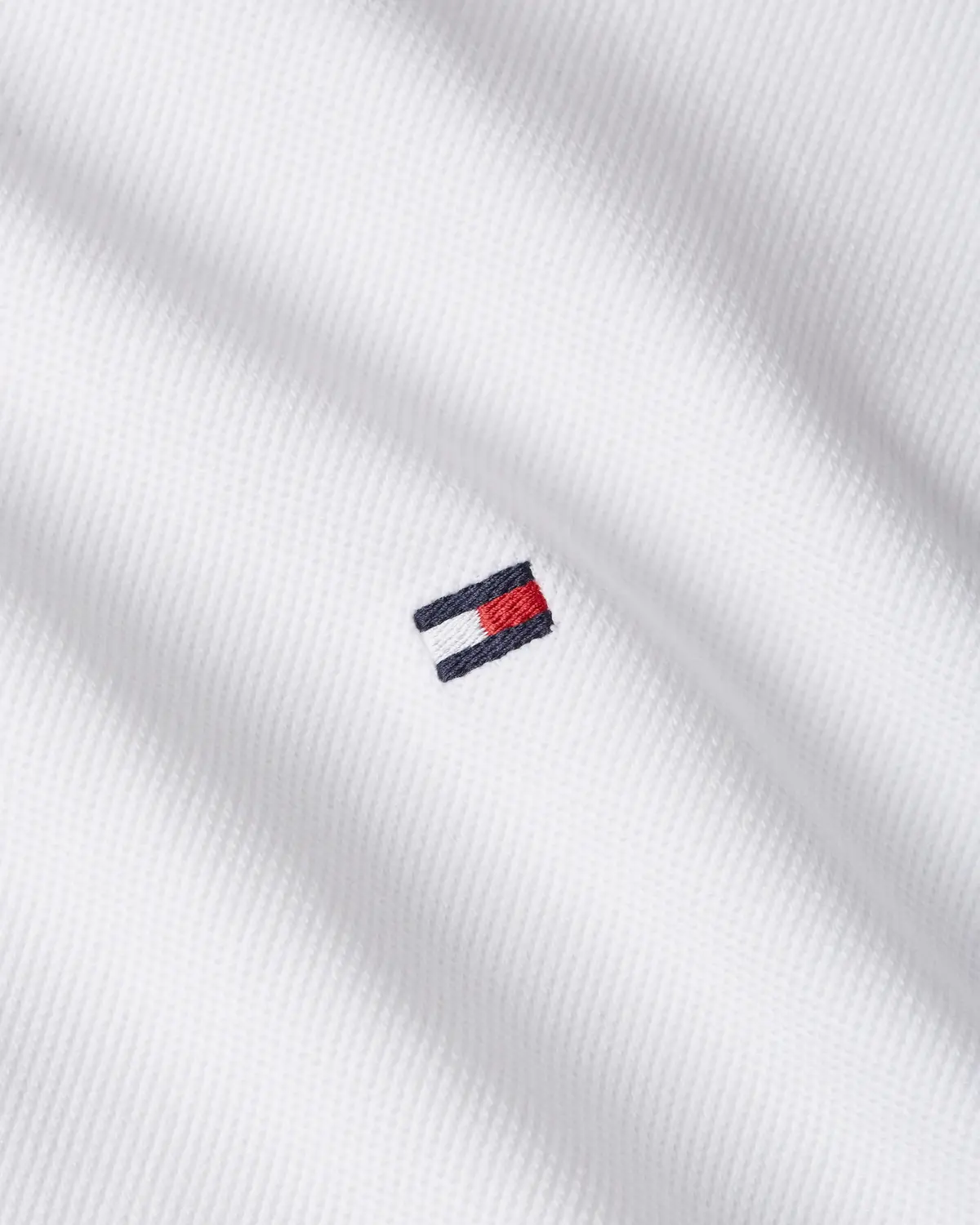 Tommy Hilfiger RWB COLLAR REG POLO, YBR Beyaz Erkek T-Shirt & Polo