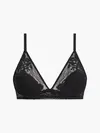 Calvin Klein LIGHTLY LINED PLUNGE Kadın Siyah Sütyen