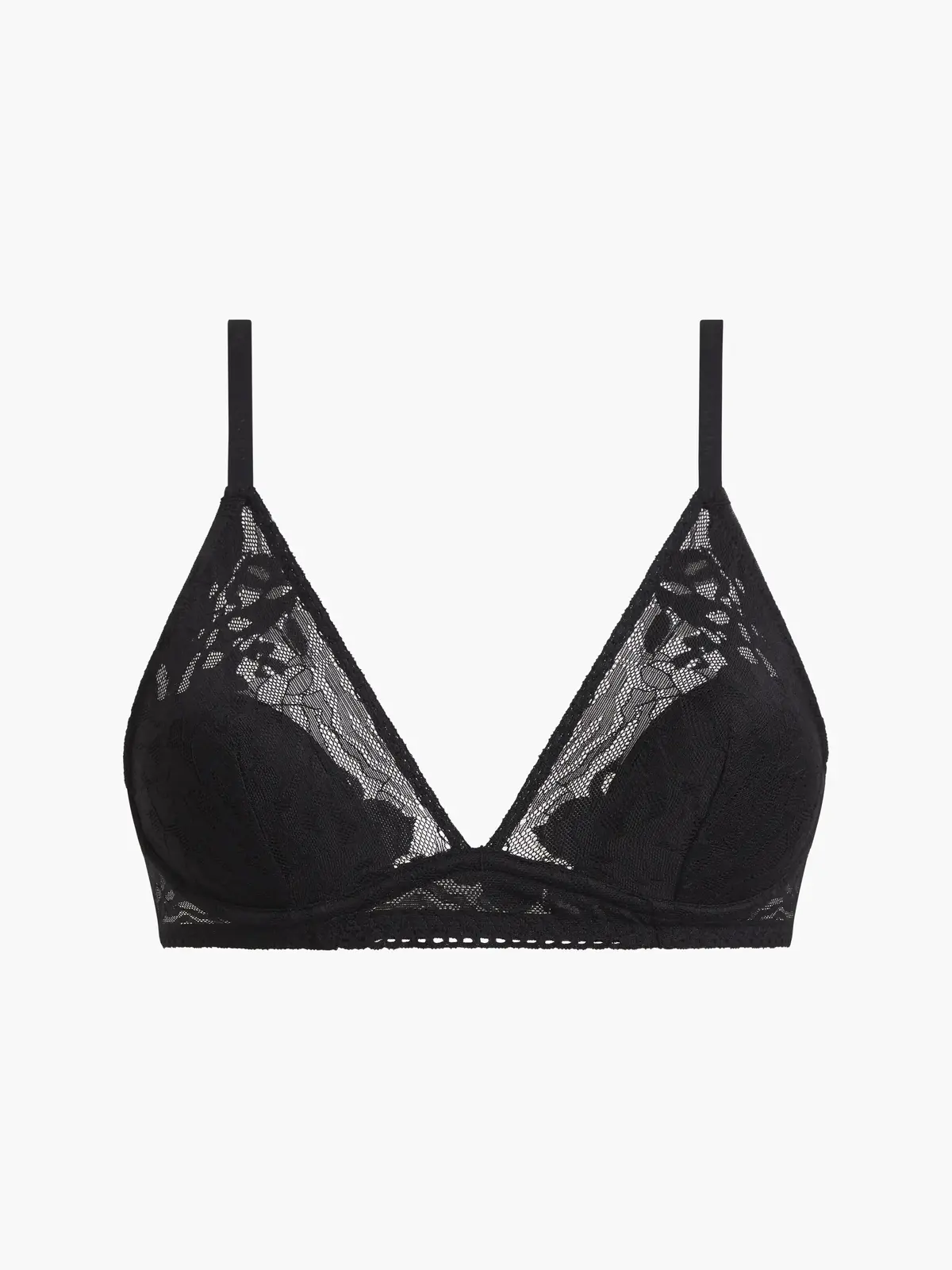 Calvin Klein LIGHTLY LINED PLUNGE Kadın Siyah Sütyen