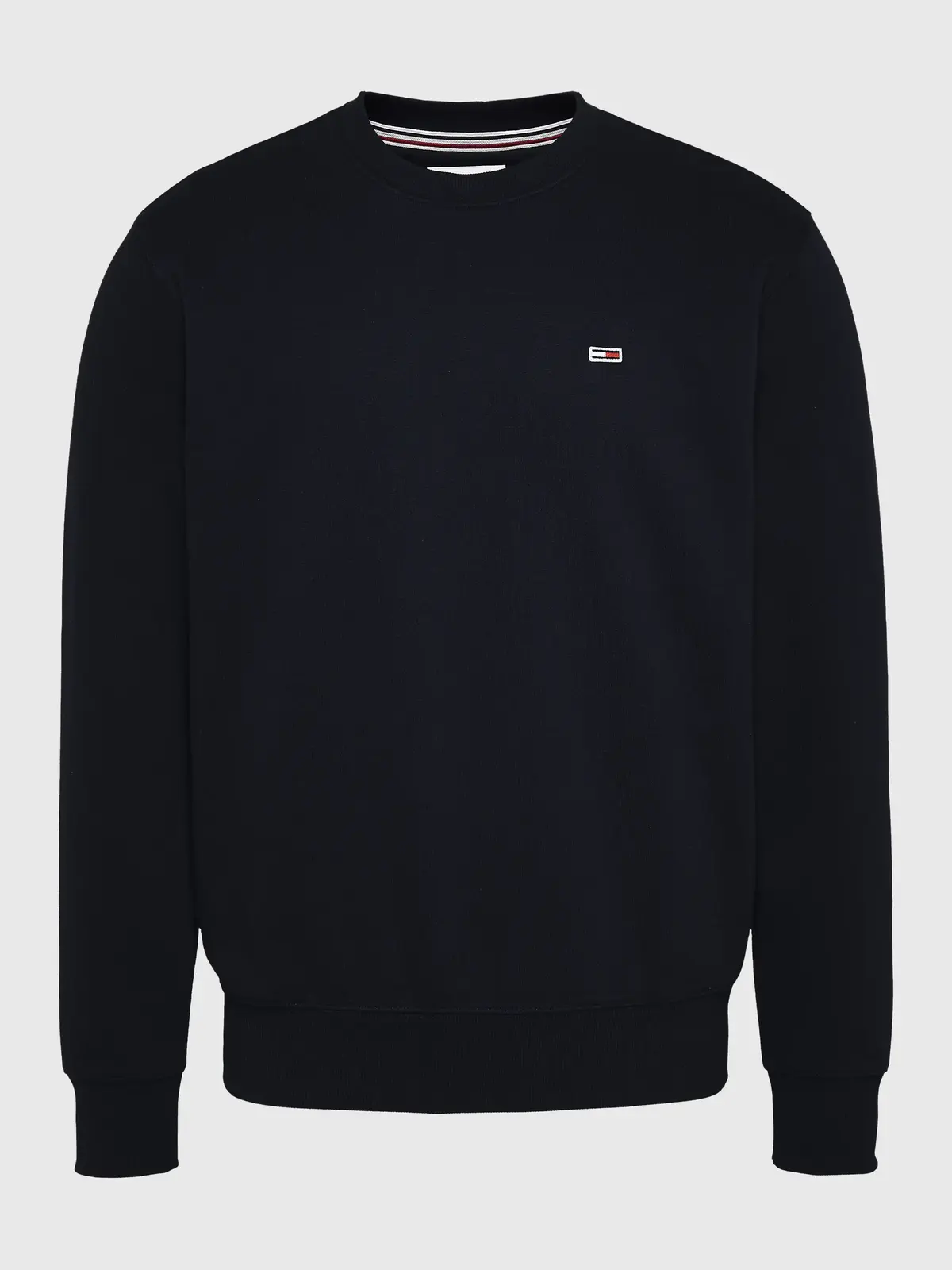 Tommy Hilfiger TJM REGULAR FLEECE C Erkek Siyah Sweatshirt