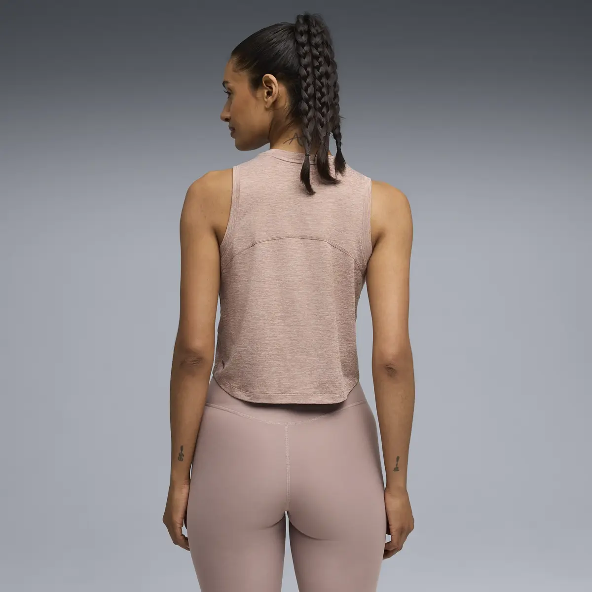 Puma CLOUDSPUN SLEEVELESS TANK Açık Kahve Kadın Antrenman Atleti