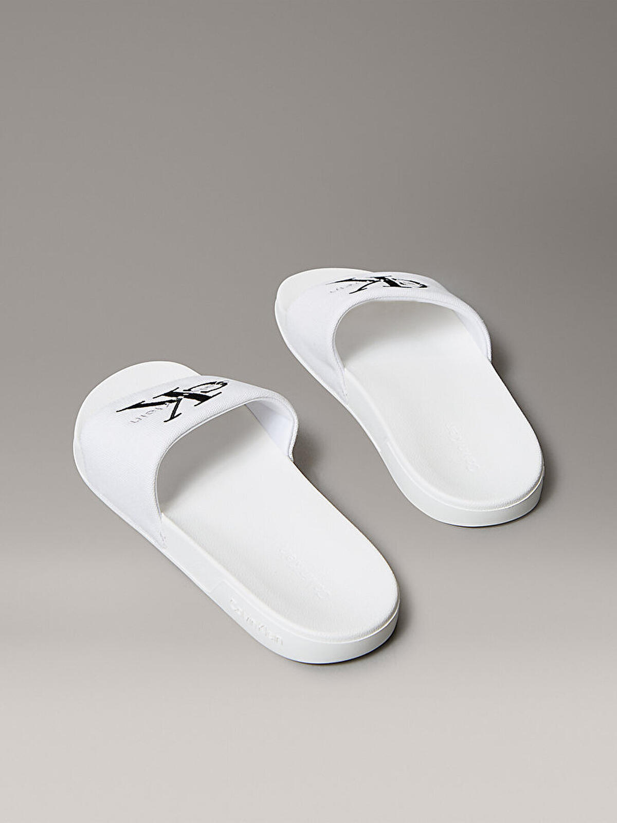 Calvin Klein ESS SLIDE CV, 0K4, 41 Beyaz Erkek Terlik