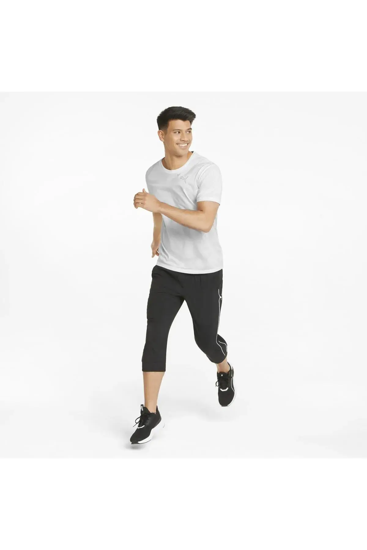 Puma Active Tee Puma White Erkek Beyaz T-shirt