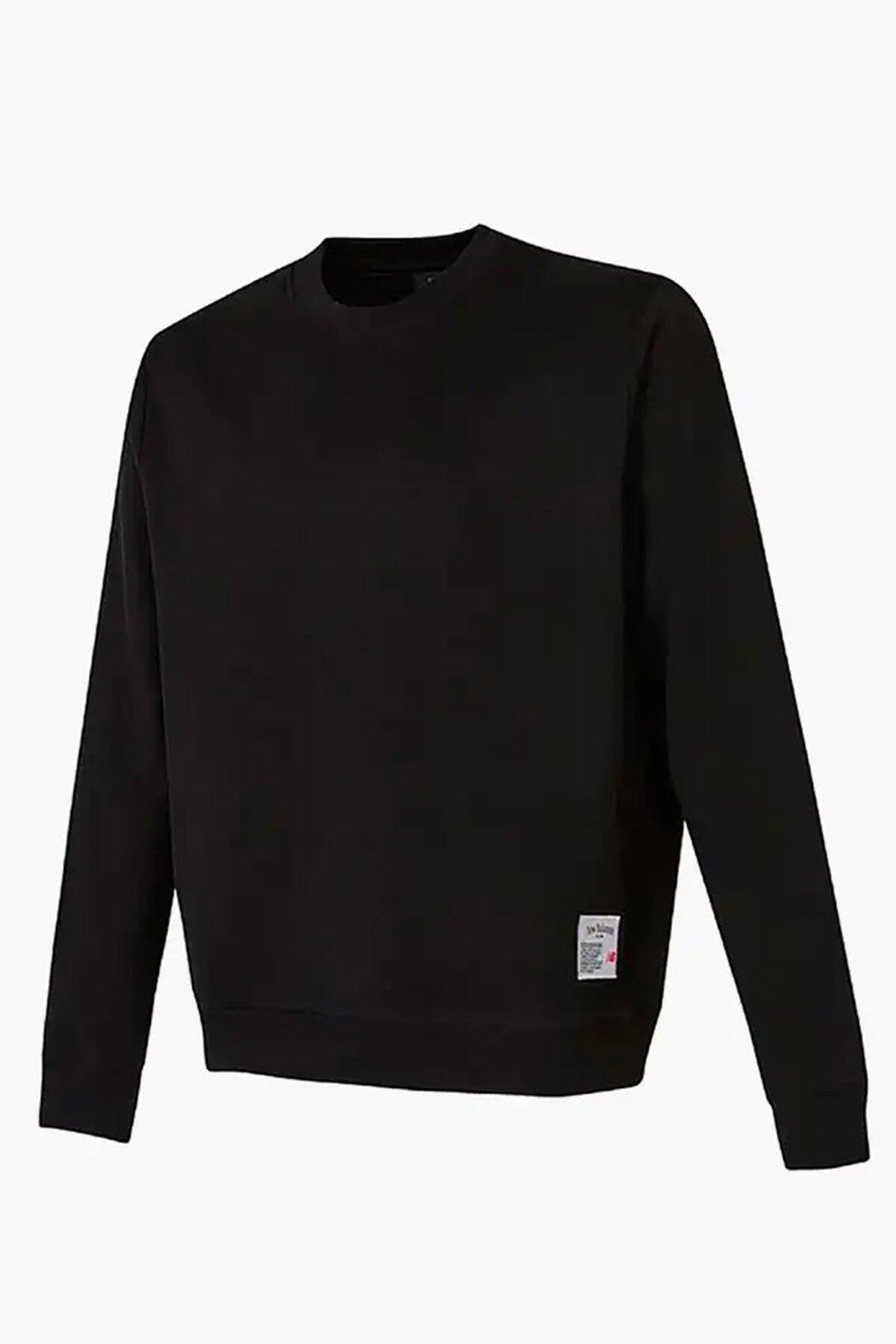 NB Lifestyle Erkek Siyah Sweatshirt
