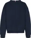 Tommy Hilfiger MINI CORP C-NECK SWE, C1G Lacivert Erkek Sweatshirt