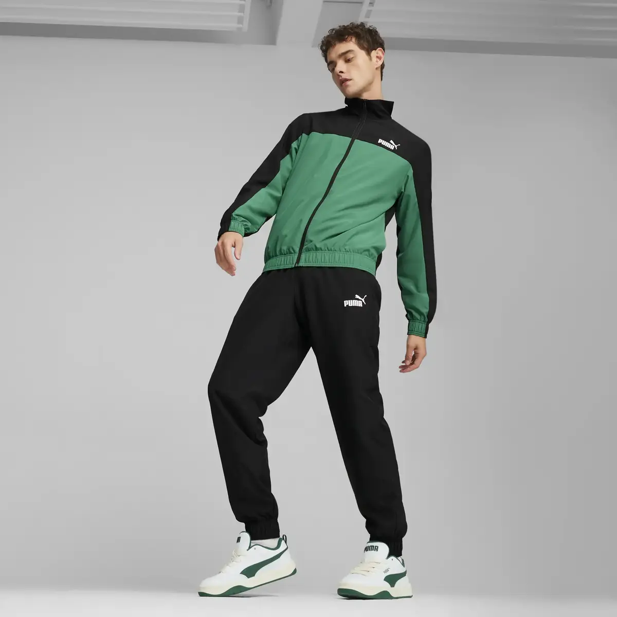 Puma Woven Tracksuit Yeşil Erkek Eşofman Takımı