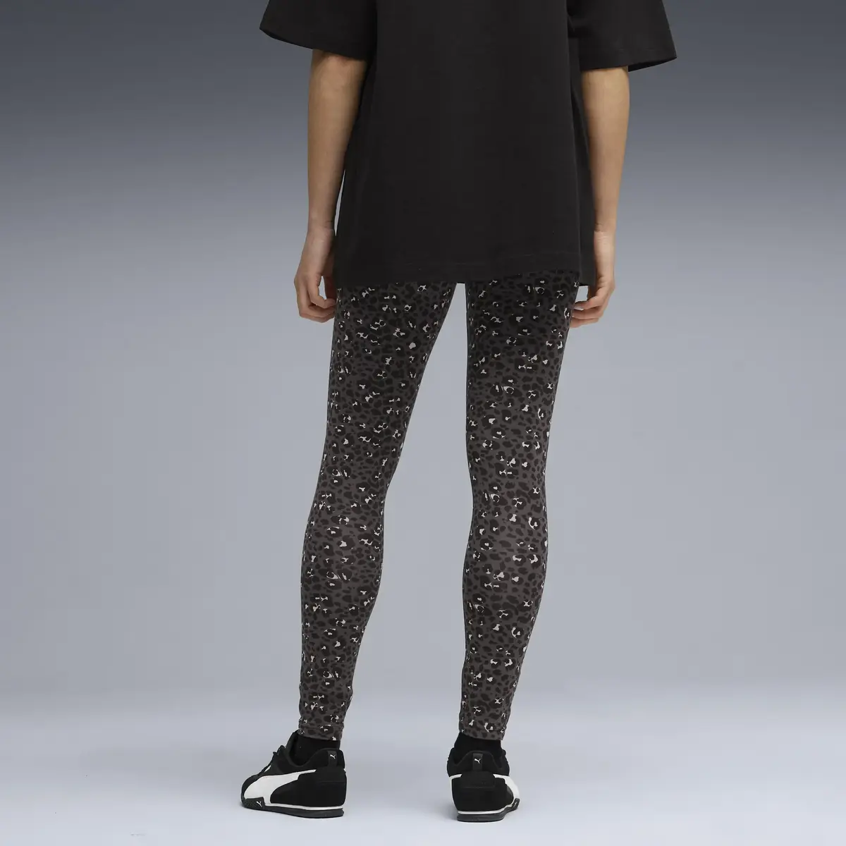 Puma ESS GRAPHIC Animal Leggings Siyah Kadın Tayt