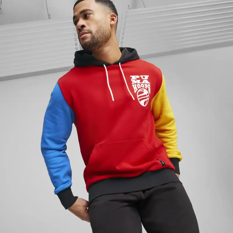 Puma Posterize 2.0 Hoodie Erkek Kırmızı Hoodie