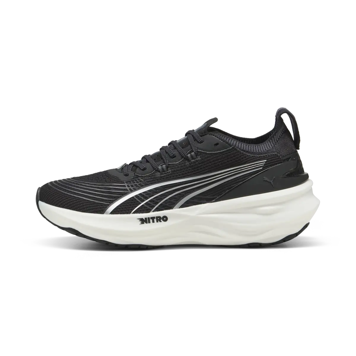 Puma ForeverRun NITROTM2 Siyah Erkek Yürüyüş ve Koşu Ayakkabısı