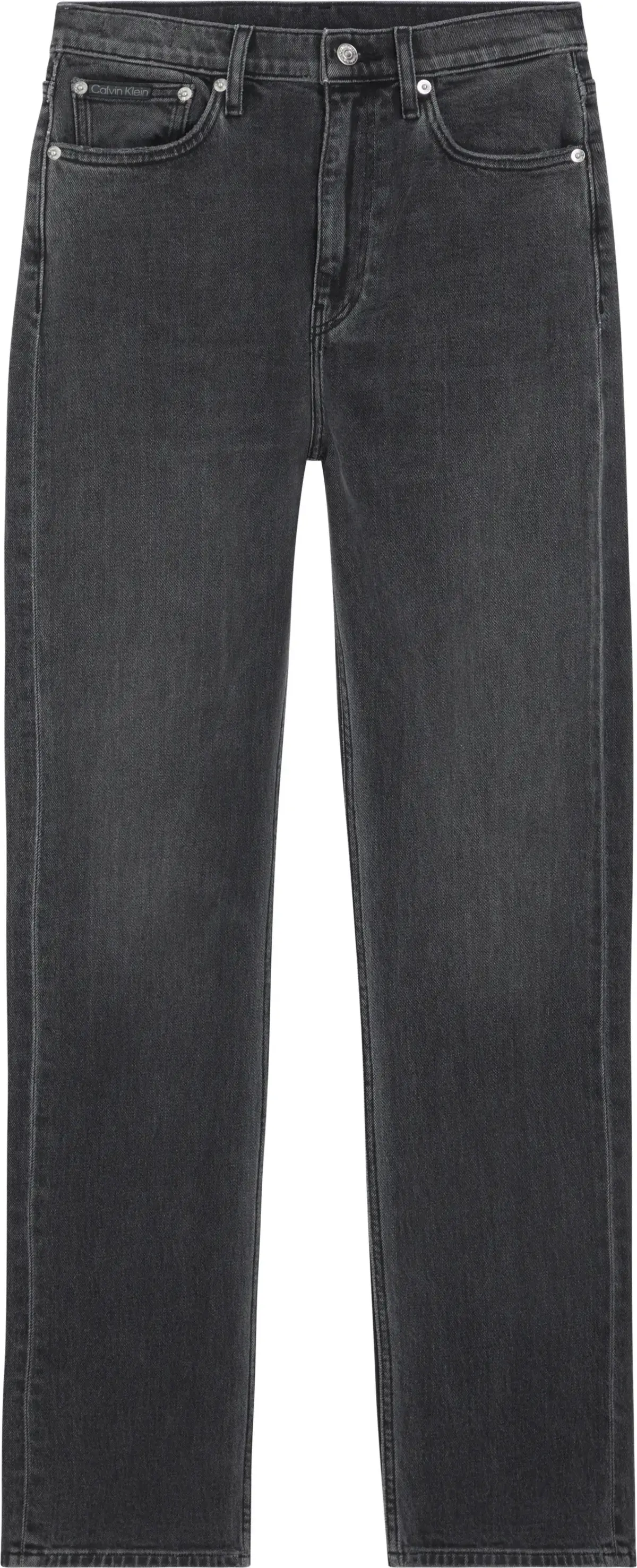 Calvin Klein HIGH RISE STRAIGHT, 1BY Siyah Kadın Jean Pantolon