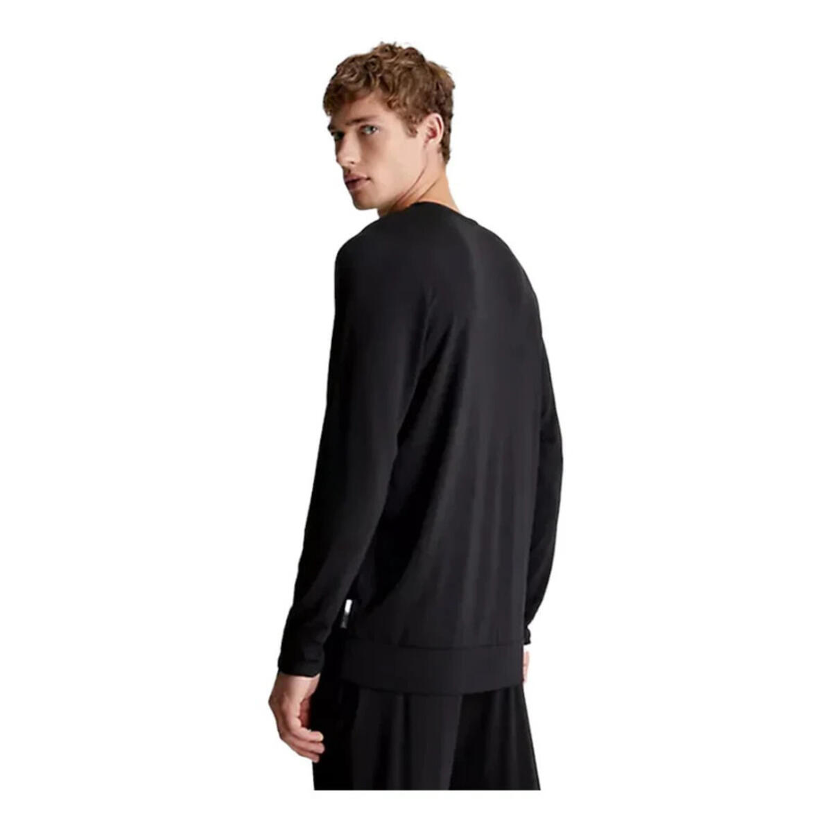 Calvin Klein L/S SWEATSHIRT, UB1 Siyah Erkek Sweatshirt