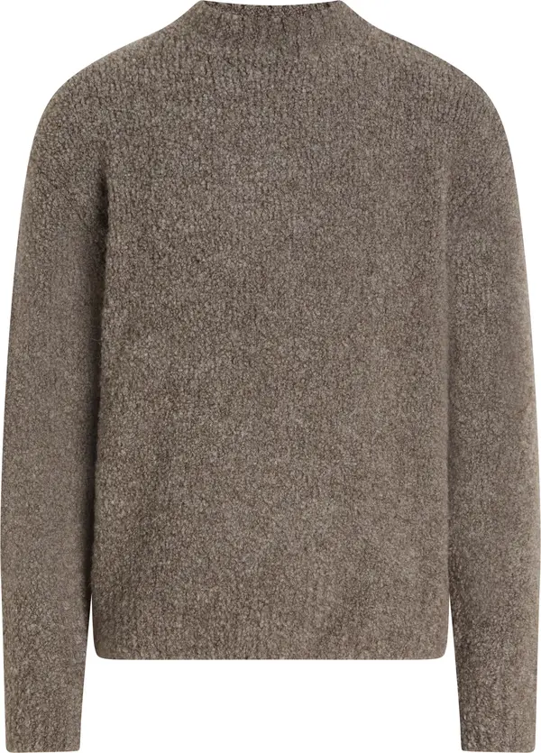 Calvin Klein BOUCLE MOCK NECK SWE Erkek Kahverengi Kazak