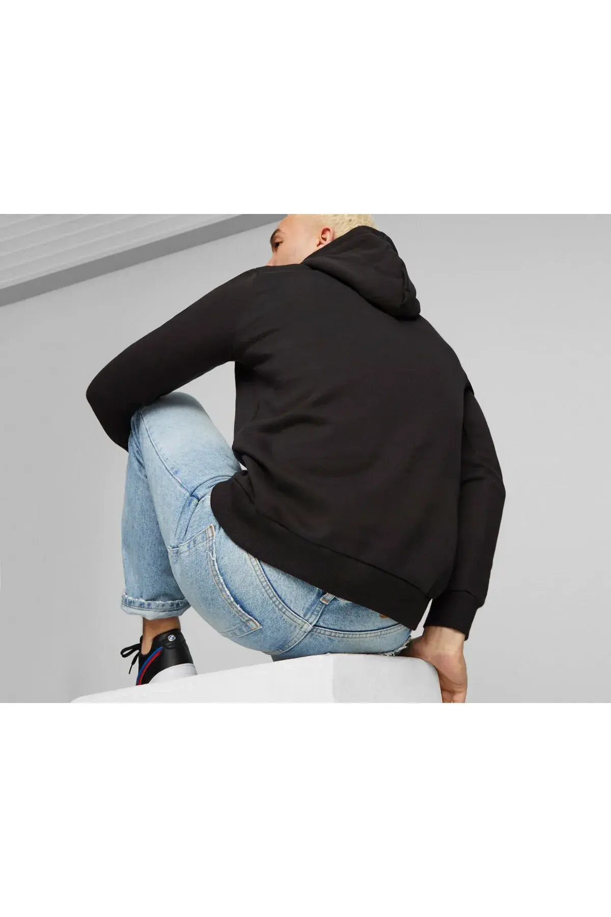 Puma BMW MMS ESS Hoodie Fleece Siyah Erkek Hoodie