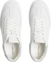 Calvin Klein CUPSOLE LACE UP - LT, 02W Beyaz Kadın Spor Ayakkabı & Sneaker