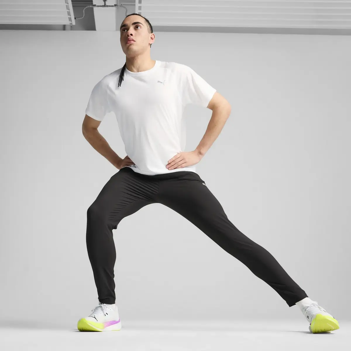Puma RUN VELOCITY TAPERED PANT Siyah Erkek Eşofman Altı