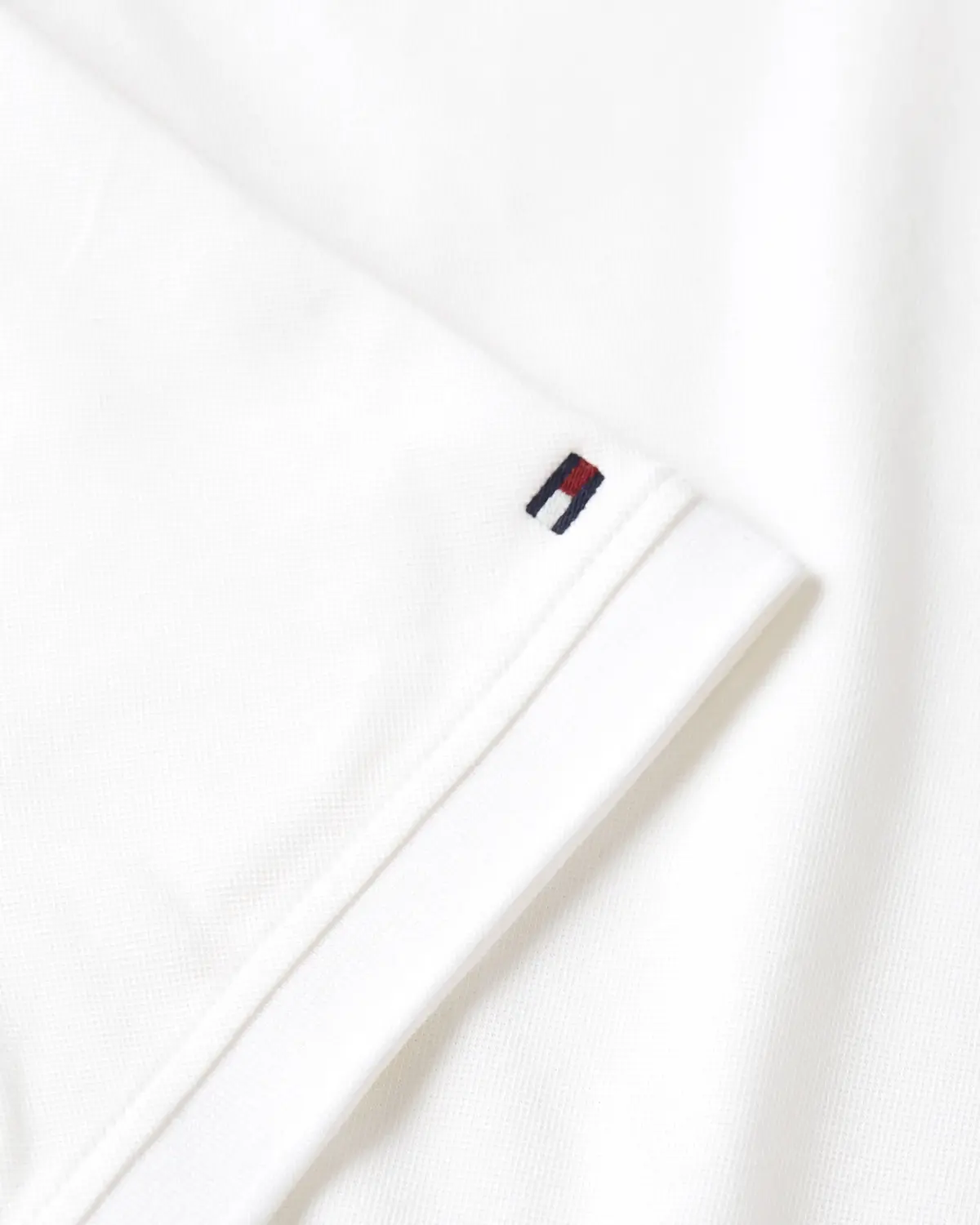 Tommy Hilfiger DC PERFORMANCE ZIP P, YCF Beyaz Erkek T-Shirt & Polo