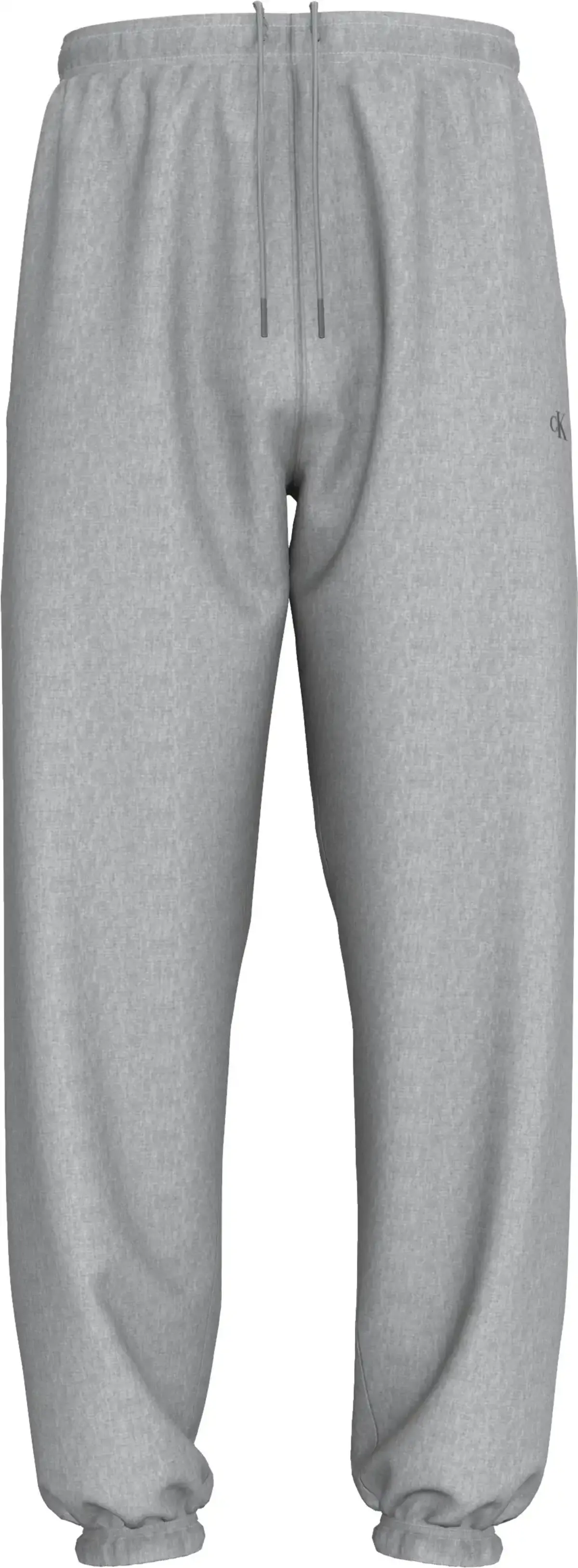 Calvin Klein EU 350TERRY MONOGRAM JOGGER Erkek Gri Eşofman Alt