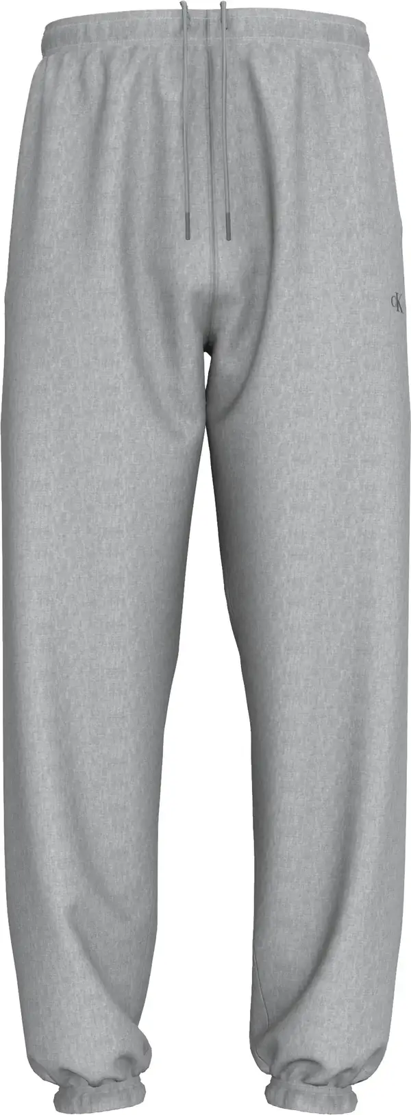 Calvin Klein EU 350TERRY MONOGRAM JOGGER Erkek Gri Eşofman Alt