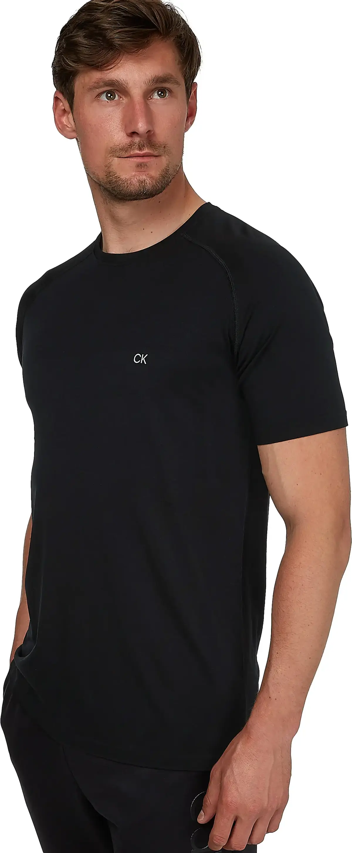 Calvin Klein WO - Seamless S/S T- Erkek Siyah T-Shirt