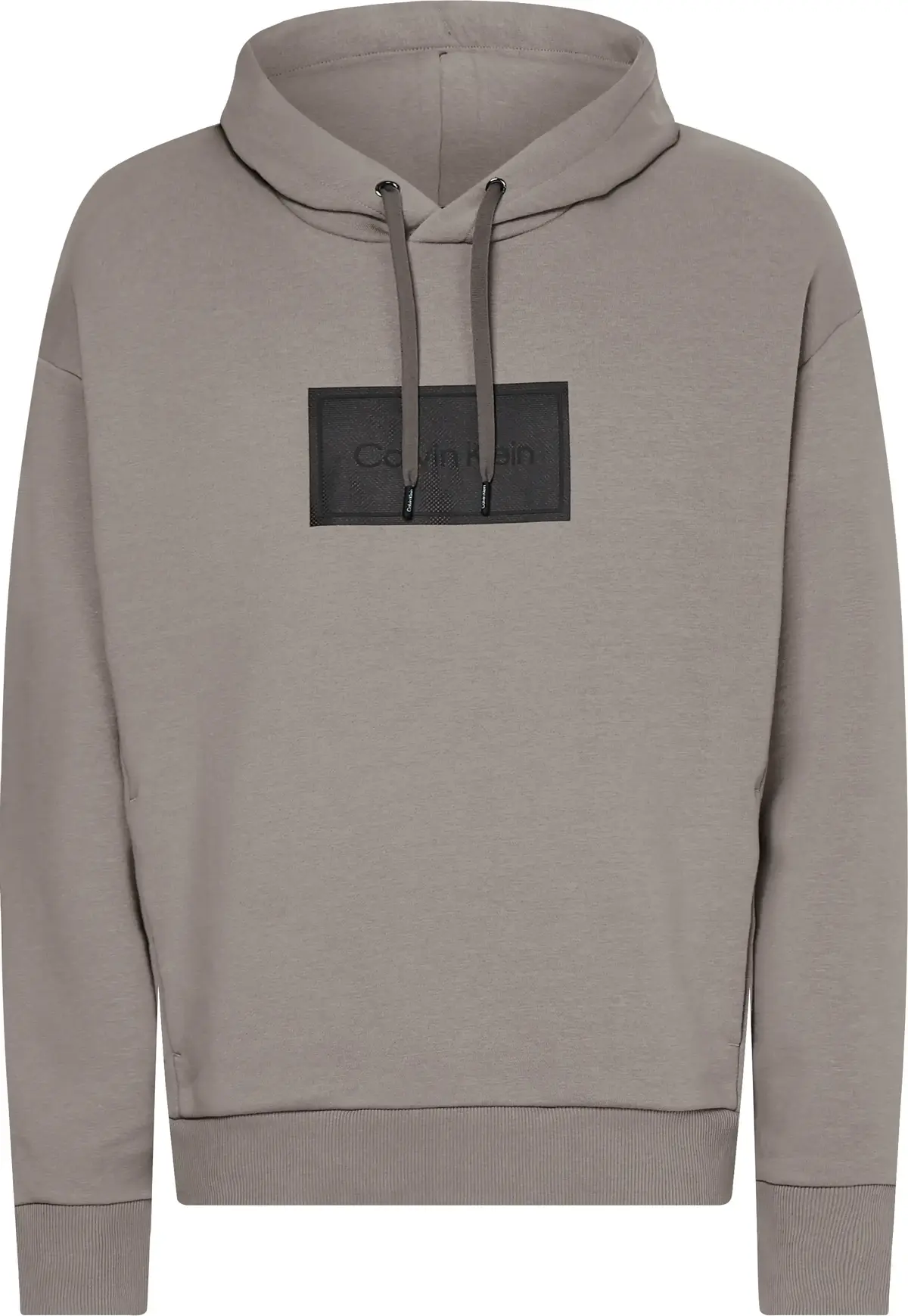 Calvin Klein TEXTURED LOGO BOX CO Erkek Kahverengi Hoodie