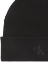 Calvin Klein CK FINE RIB BEANIE Siyah Erkek Bere