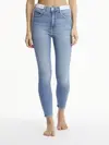 Calvin Klein HIGH RISE SUPER SKIN Kadın Mavi Kot Pantolon