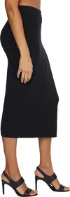 Calvin Klein RIB FITTED SKIRT Kadın Siyah Etek