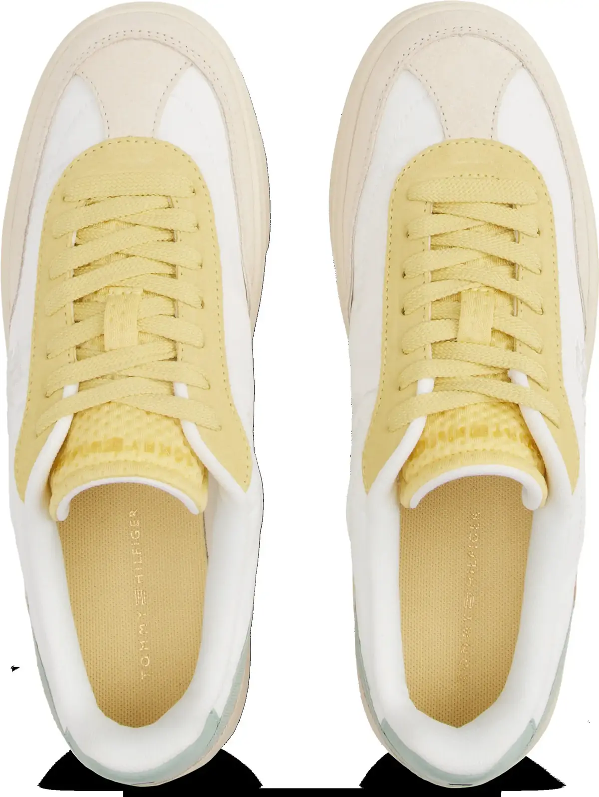 Tommy Hilfiger TH HERITAGE SNEAKER, ACJ Krem Kadın Spor Ayakkabı & Sneaker