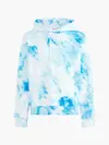 Calvin Klein SUMMER SPLASH AOP HO Erkek Mavi Hoodie
