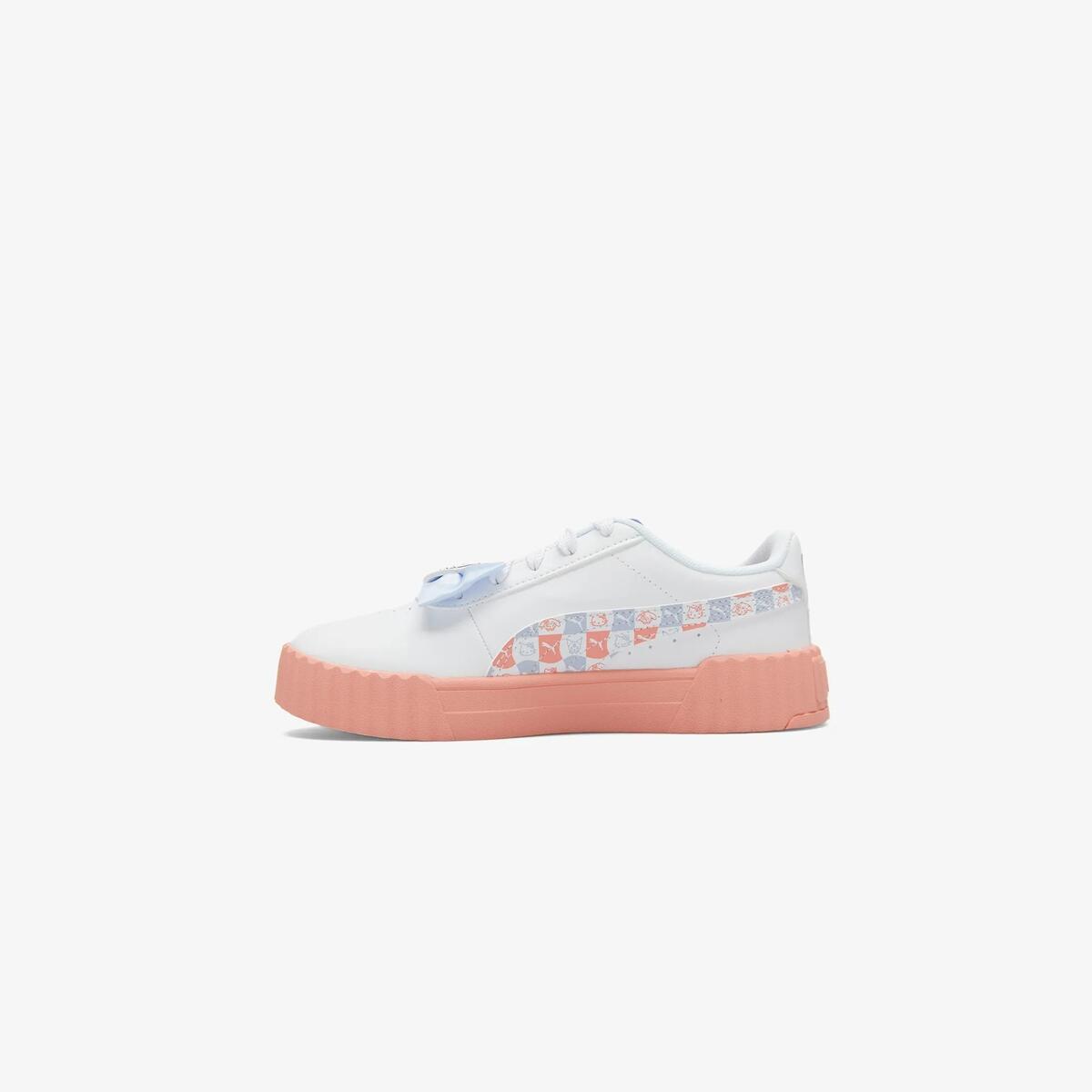 Puma Carina 3.0 HK&FR PS Hello Kitty Friends Kız Çocuk Beyaz Sneaker