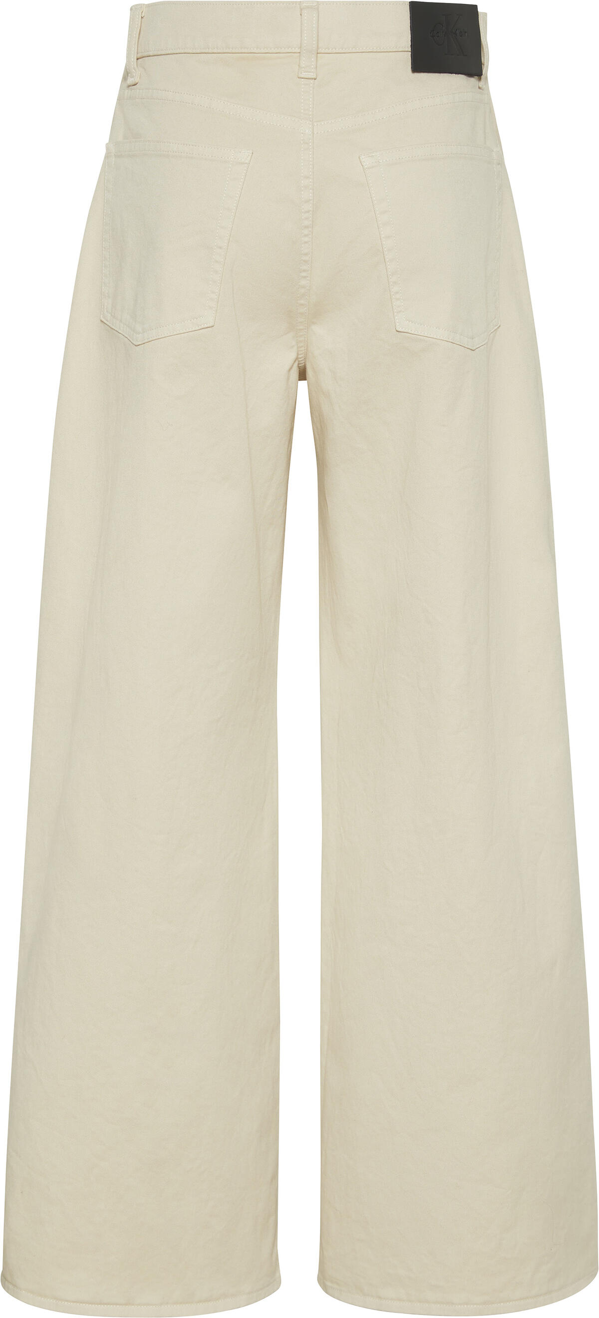 Calvin Klein SUPER WIDE 5 PKT PANT Beyaz Kadın Pantolon Calvin Klein SUPER WIDE 5 PKT PANT Beyaz Kadın Pantolon