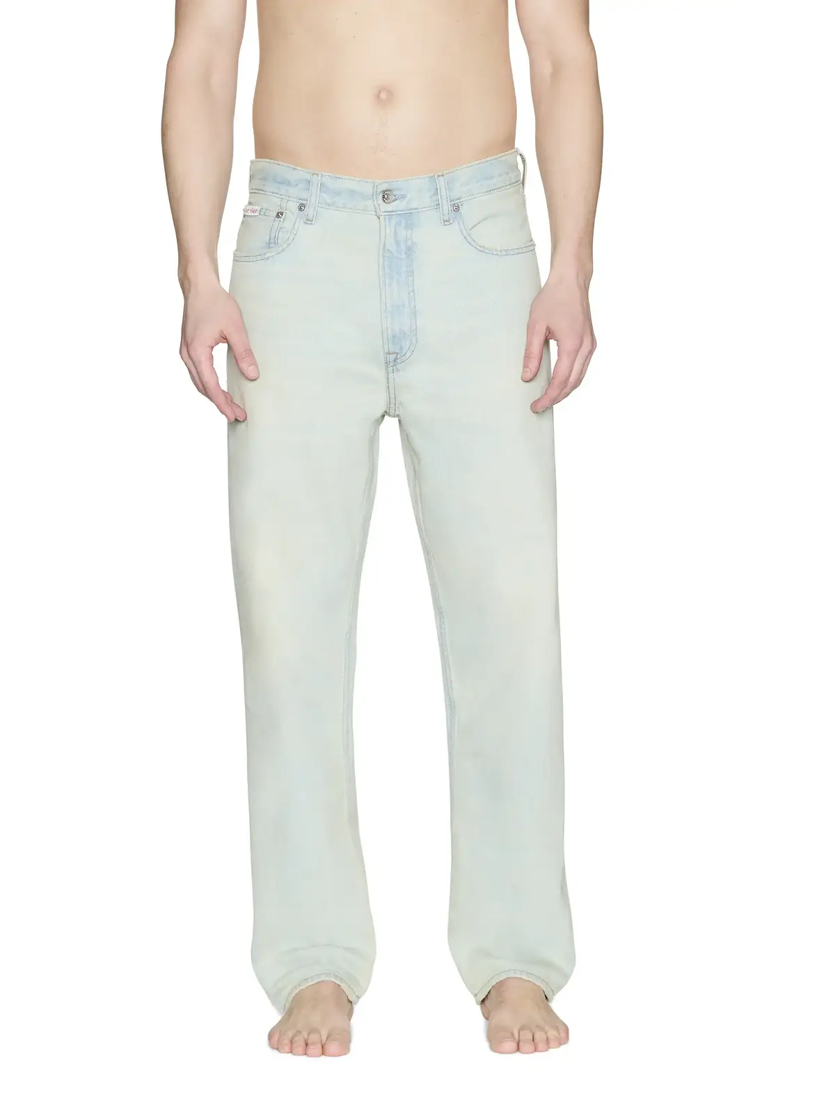 Calvin Klein 90S TAPER SEAGLASS JEAN Erkek Mavi Kot Pantolon