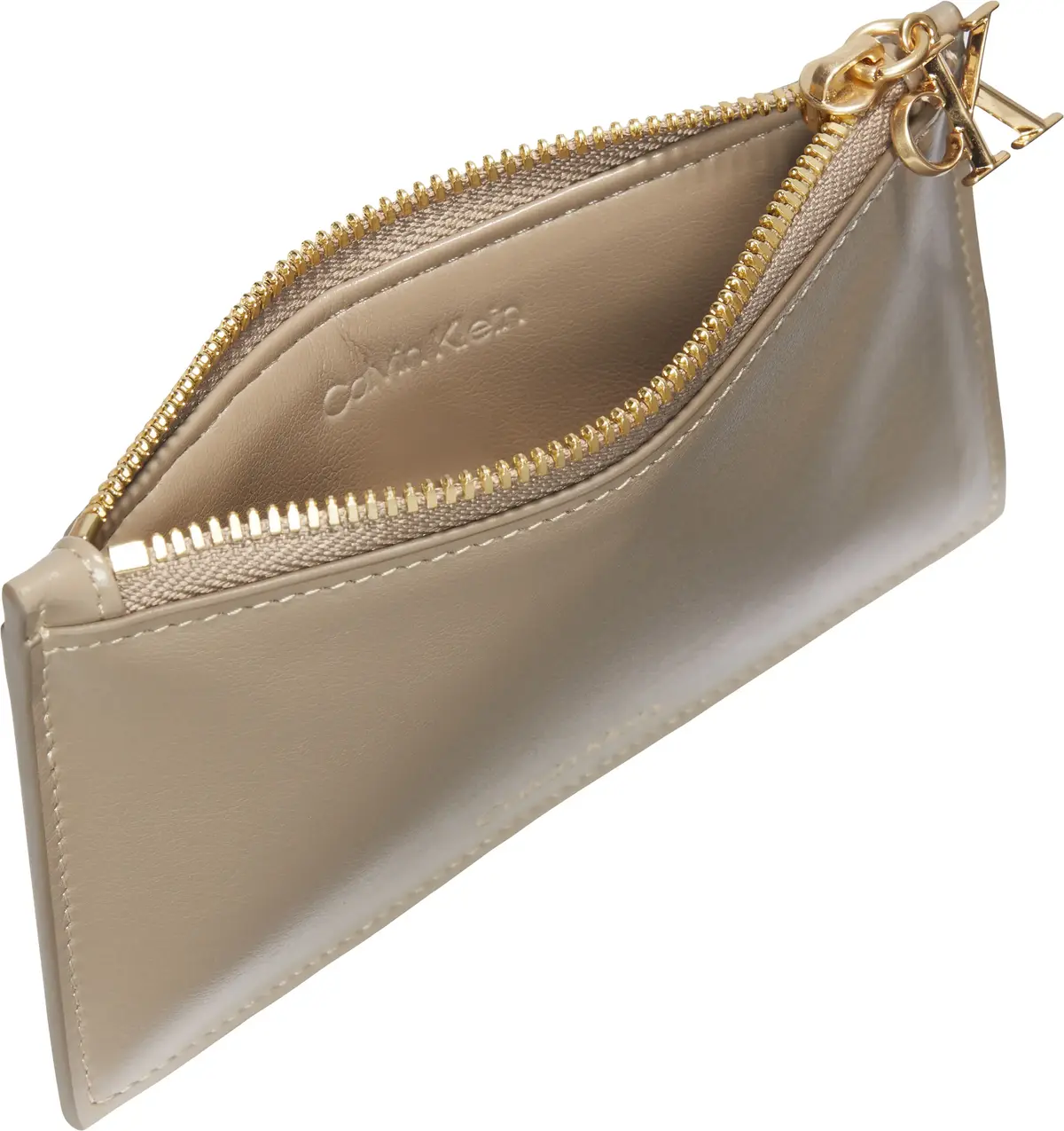 Calvin Klein CK ZIP CARDCASE 6CC Kadın Kahverengi Cüzdan