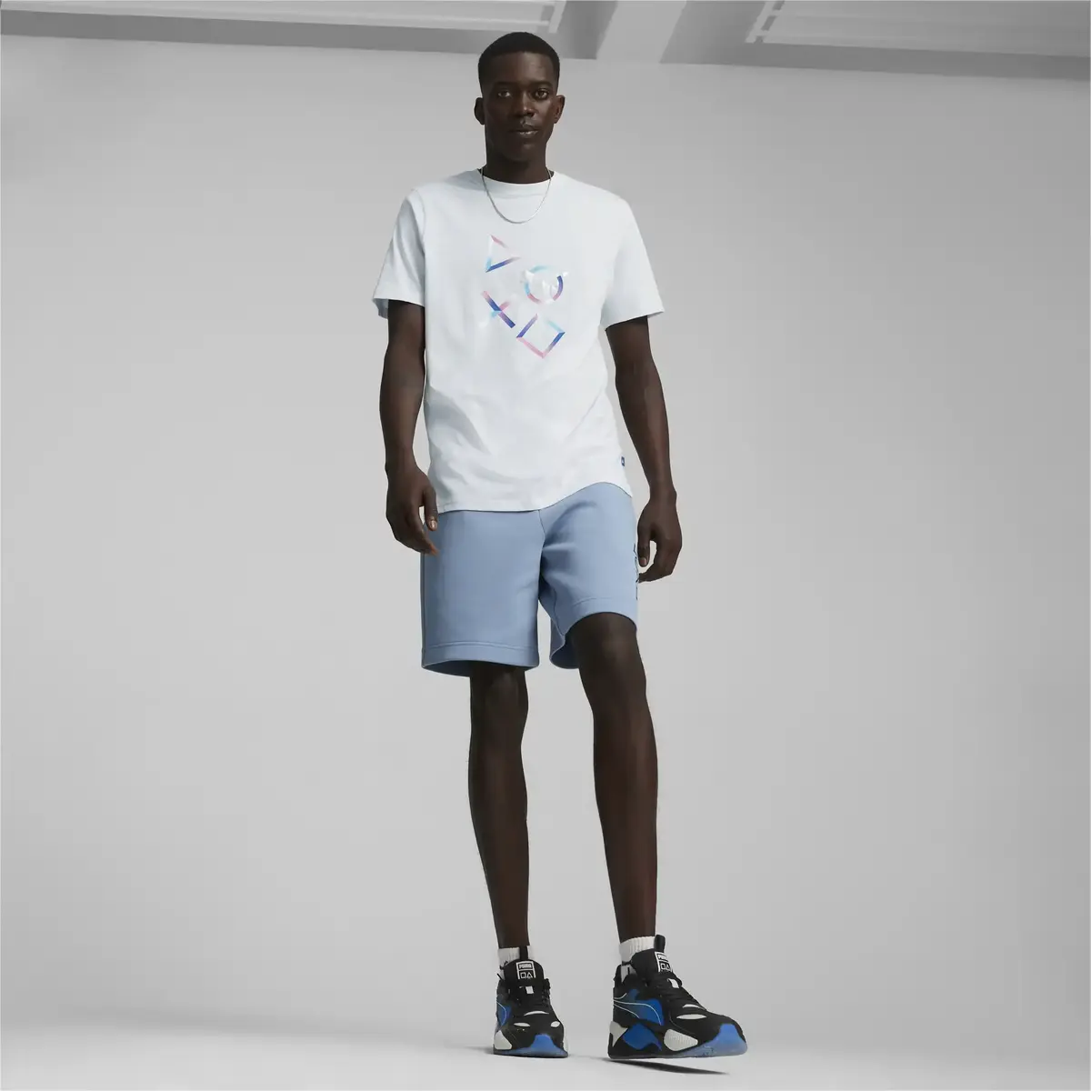 Puma X PLAYSTATION Shorts 8" DK Mavi Erkek Şort