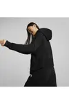 Puma Classics Oversized Full-Zip Siyah Kadın Fermuarlı Sweatshirt