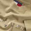 Tommy Hilfiger TJM REG LINEAR LOGO Erkek Sarı T-Shirt