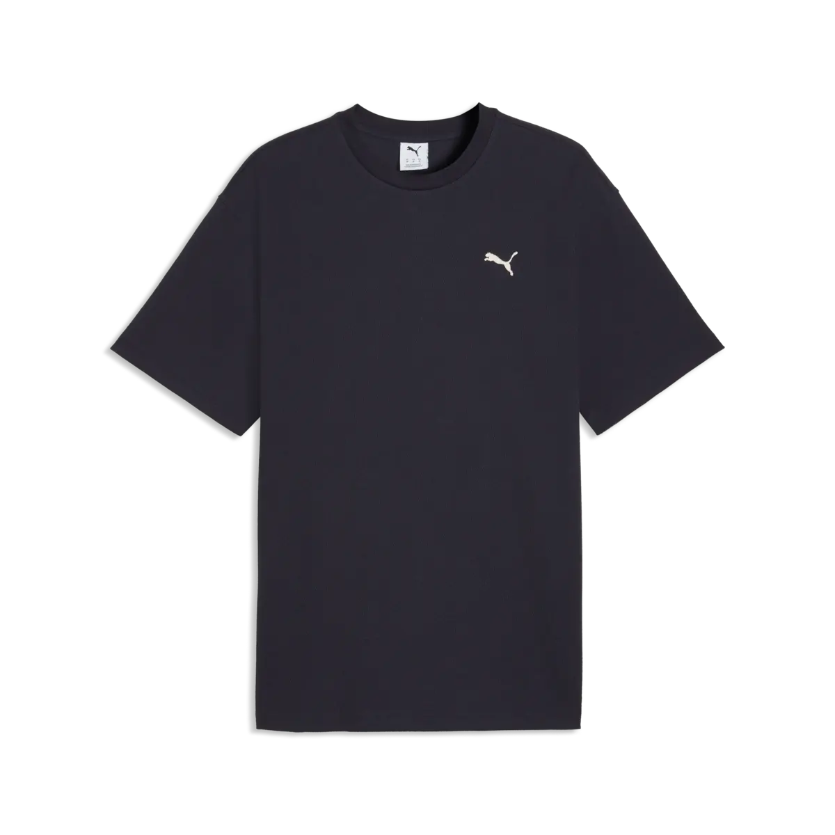 Puma ESS ELEVATED Relaxed Tee Siyah Erkek T-Shirt & Polo