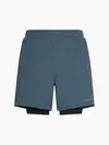 Calvin Klein WO - 2 In 1 Woven Sh Erkek Gri Şort