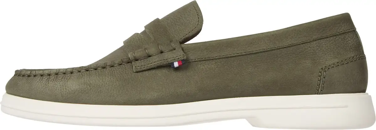 Tommy Hilfiger TOMMY HILFIGER NUBUC, RBN Yeşil Erkek Ayakkabı