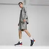 Puma BMW MMS Hooded Sweat Jacket Gri Erkek Fermuarlı Ceket