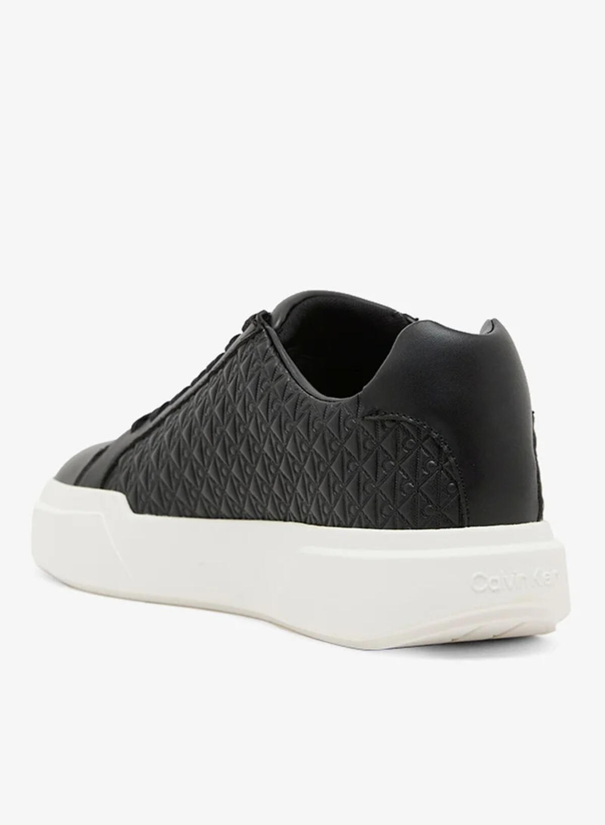 Calvin Klein CHUNKY CUPSOLE LACEUP LTH AOP Kadın Siyah Günlük Spor Ayakkabı