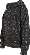 Calvin Klein MONOGRAM GRID AOP HO Erkek Siyah Hoodie